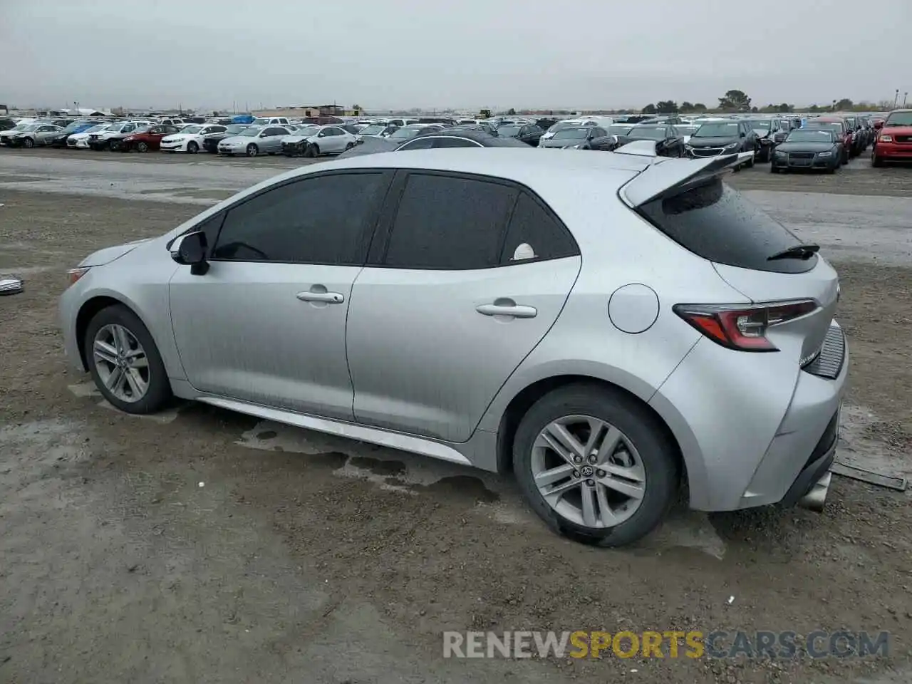 2 Photograph of a damaged car JTNK4RBE3K3066579 TOYOTA COROLLA 2019