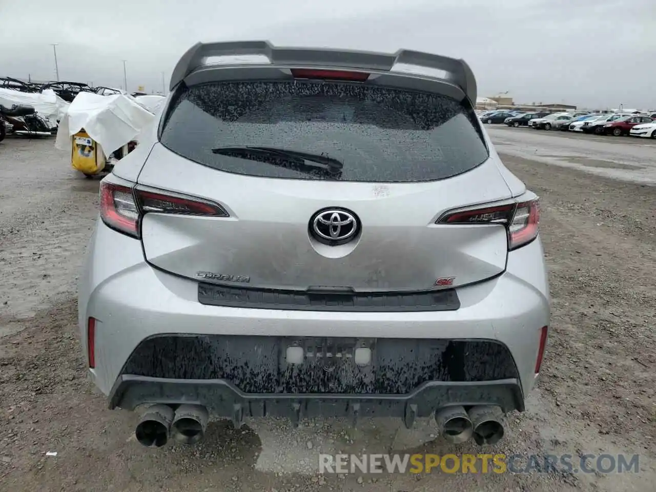 6 Photograph of a damaged car JTNK4RBE3K3066579 TOYOTA COROLLA 2019