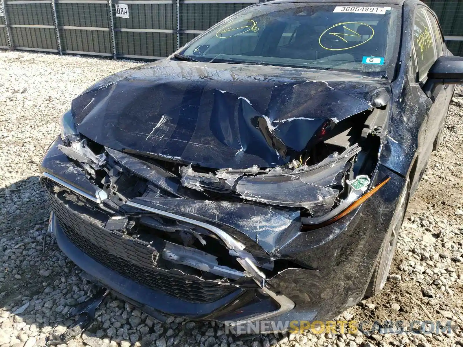 9 Photograph of a damaged car JTNK4RBE3K3069689 TOYOTA COROLLA 2019