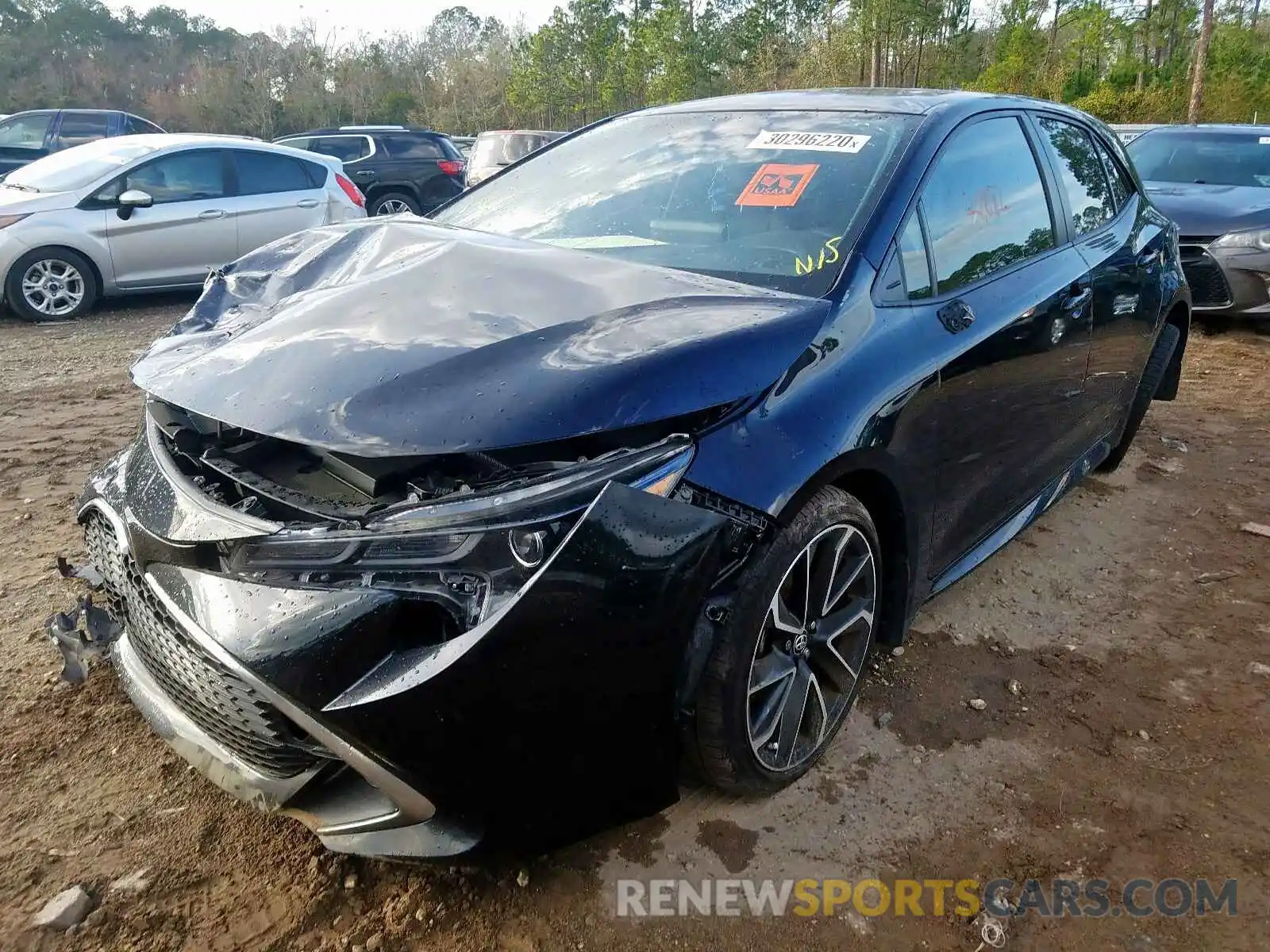 2 Photograph of a damaged car JTNK4RBE4K3002969 TOYOTA COROLLA 2019