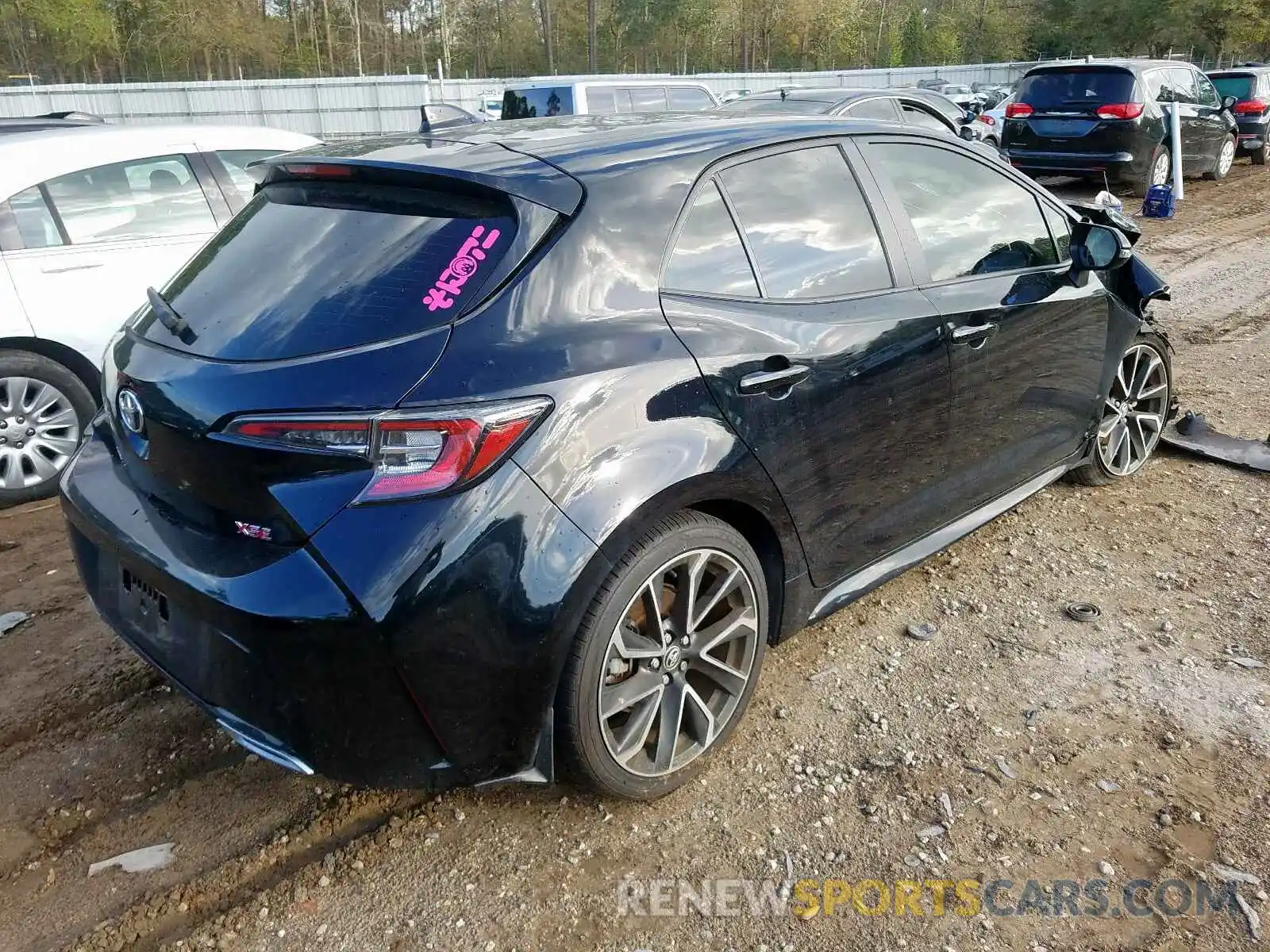 4 Photograph of a damaged car JTNK4RBE4K3002969 TOYOTA COROLLA 2019