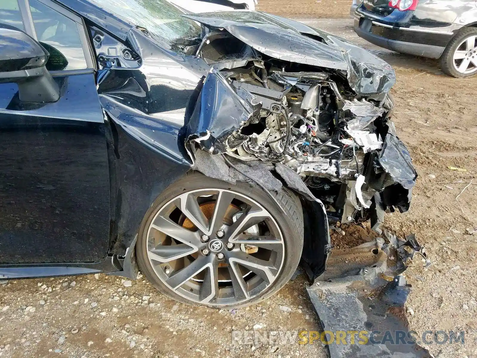 9 Photograph of a damaged car JTNK4RBE4K3002969 TOYOTA COROLLA 2019