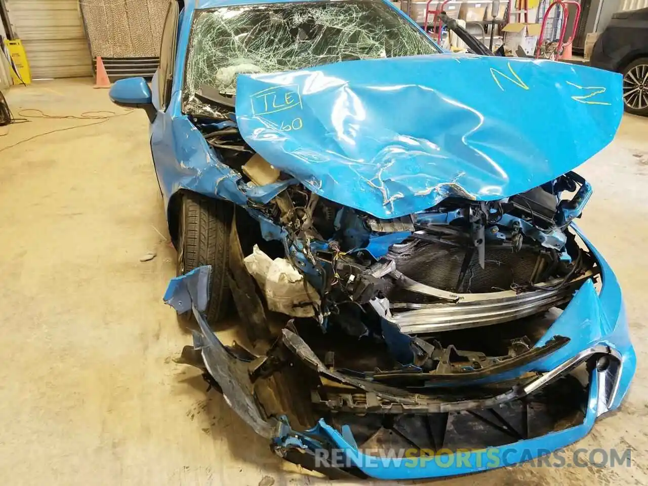 9 Photograph of a damaged car JTNK4RBE4K3003507 TOYOTA COROLLA 2019