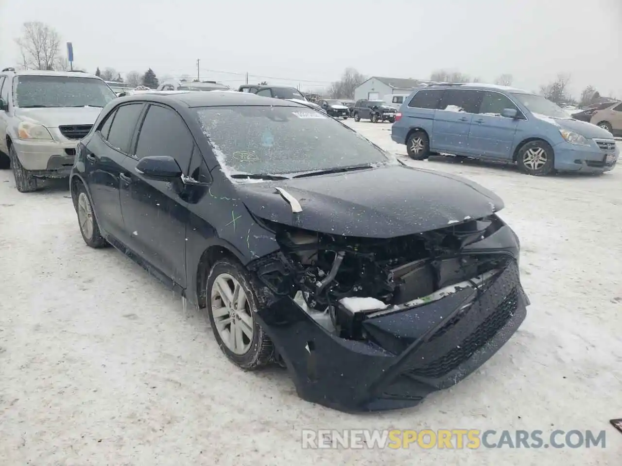 1 Photograph of a damaged car JTNK4RBE4K3004401 TOYOTA COROLLA 2019