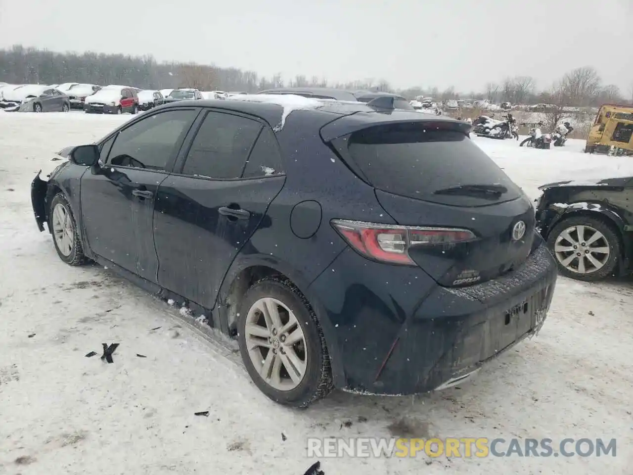 3 Photograph of a damaged car JTNK4RBE4K3004401 TOYOTA COROLLA 2019