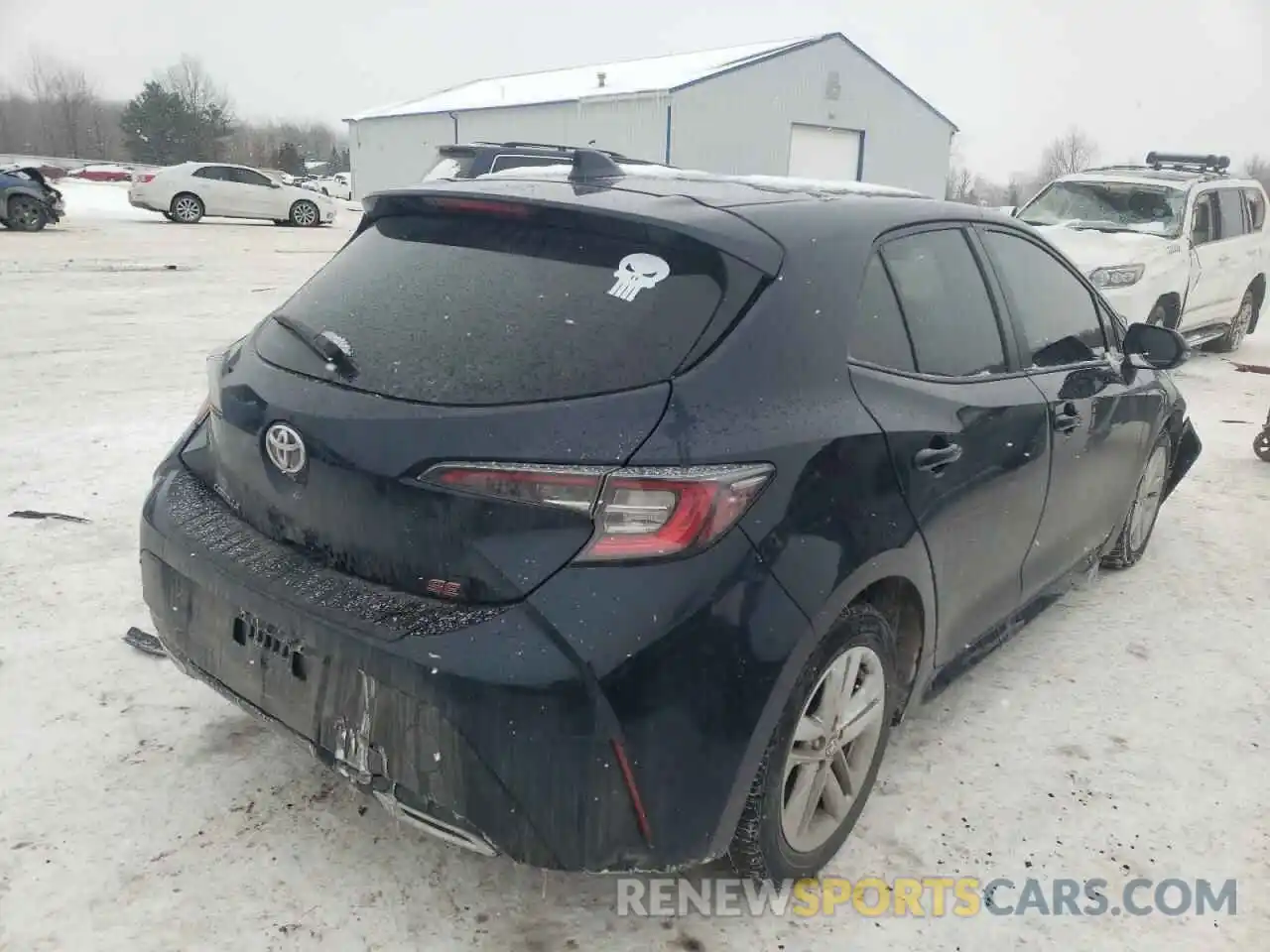 4 Photograph of a damaged car JTNK4RBE4K3004401 TOYOTA COROLLA 2019