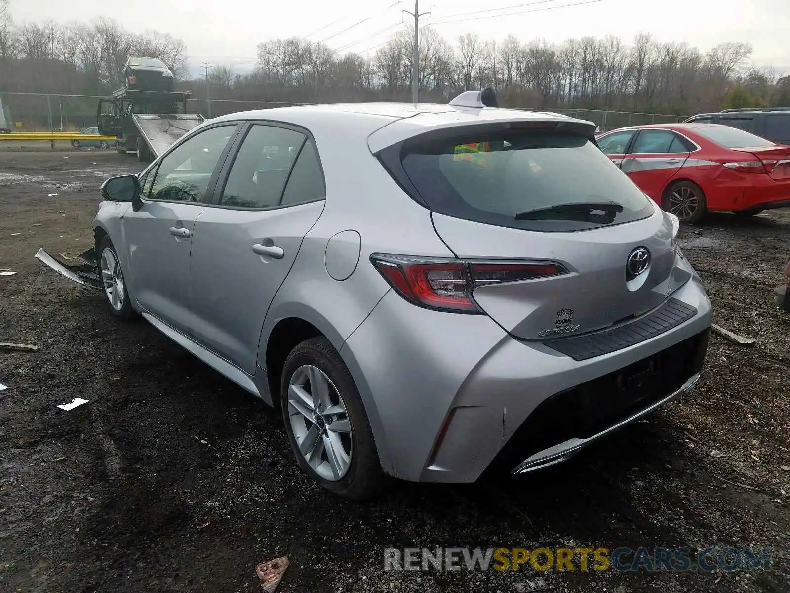 3 Photograph of a damaged car JTNK4RBE4K3005175 TOYOTA COROLLA 2019