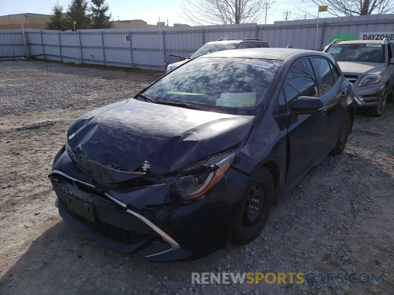 2 Photograph of a damaged car JTNK4RBE4K3005547 TOYOTA COROLLA 2019