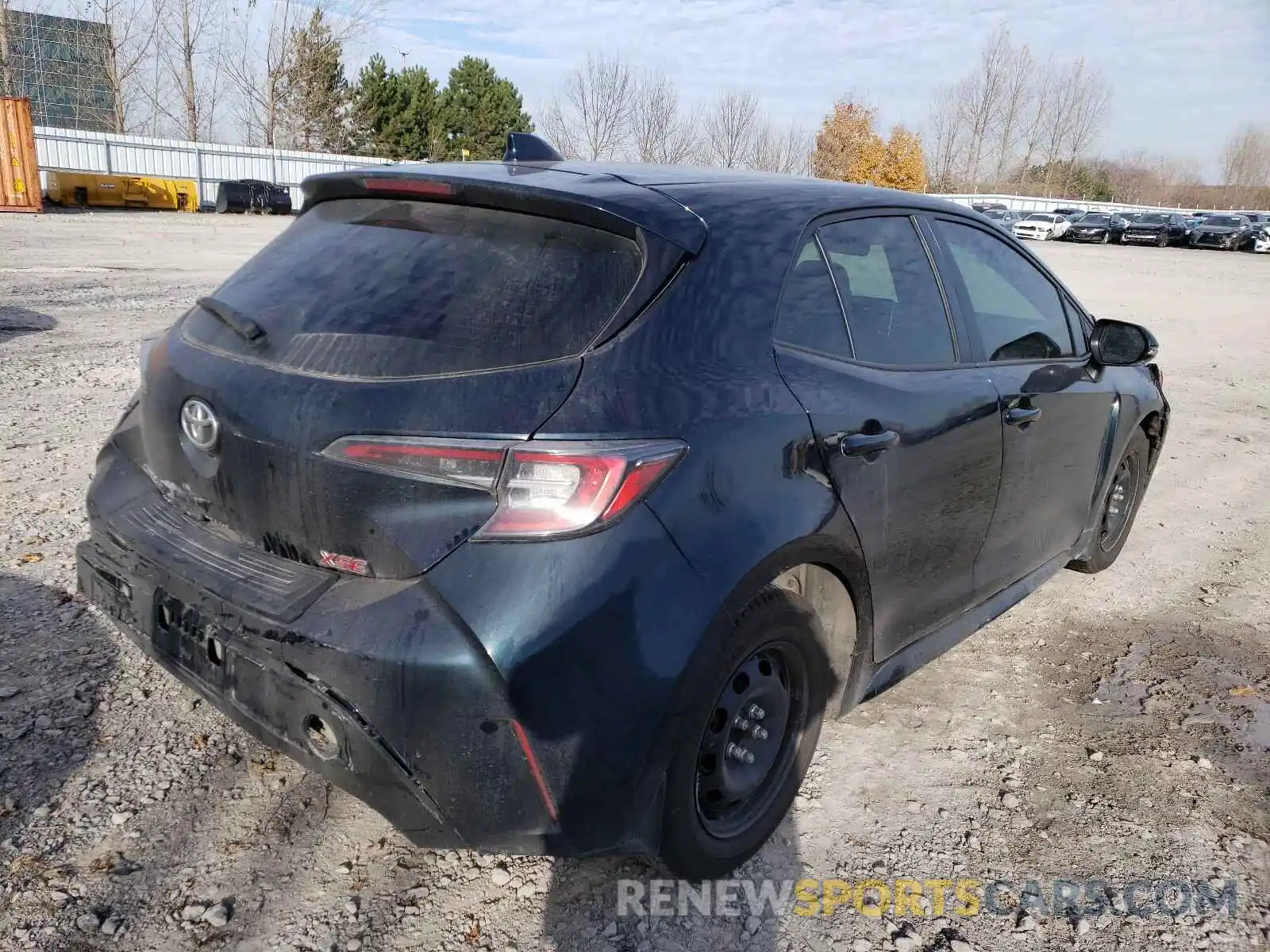 4 Photograph of a damaged car JTNK4RBE4K3005547 TOYOTA COROLLA 2019