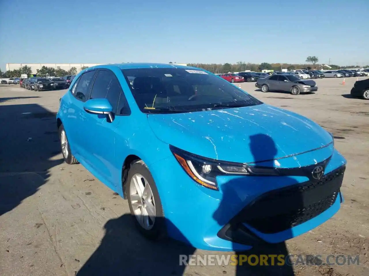 1 Photograph of a damaged car JTNK4RBE4K3006505 TOYOTA COROLLA 2019