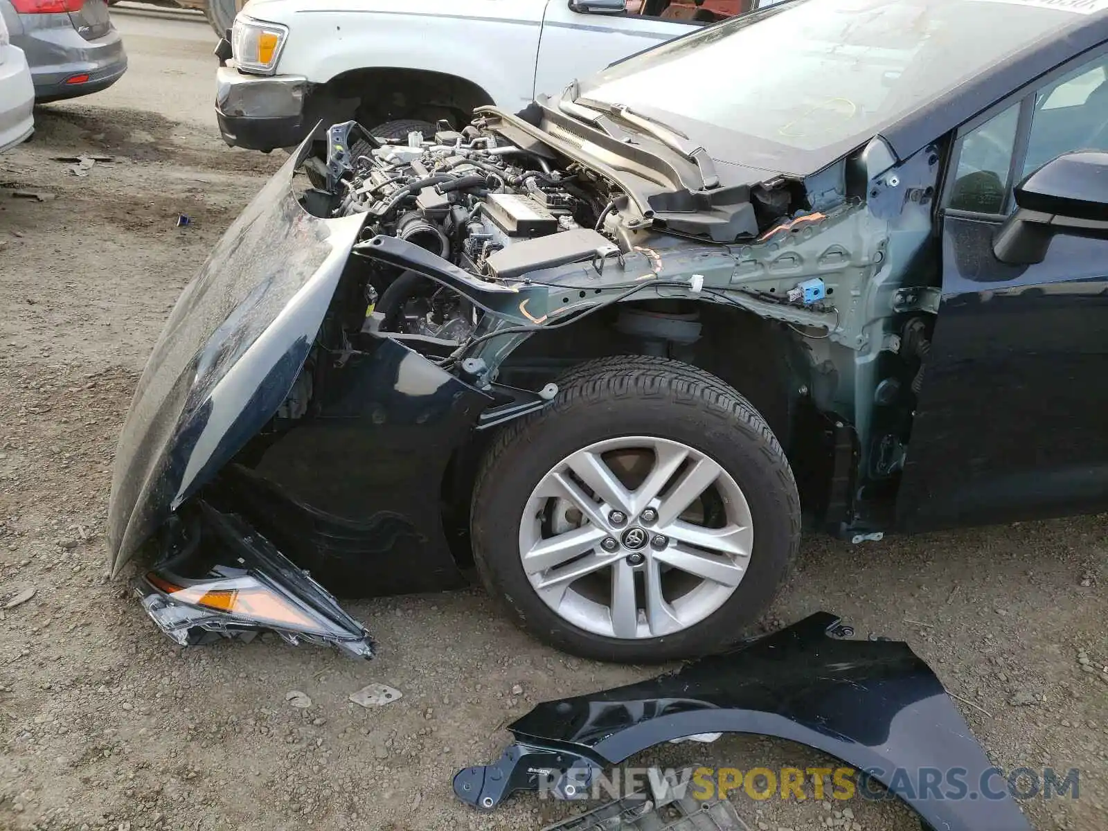 9 Photograph of a damaged car JTNK4RBE4K3007296 TOYOTA COROLLA 2019