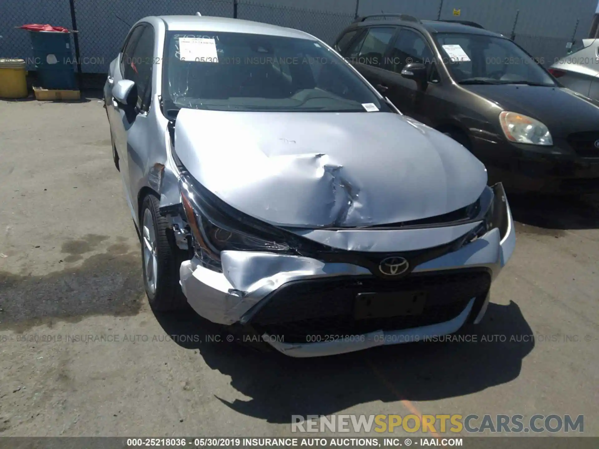 6 Photograph of a damaged car JTNK4RBE4K3007993 TOYOTA COROLLA 2019