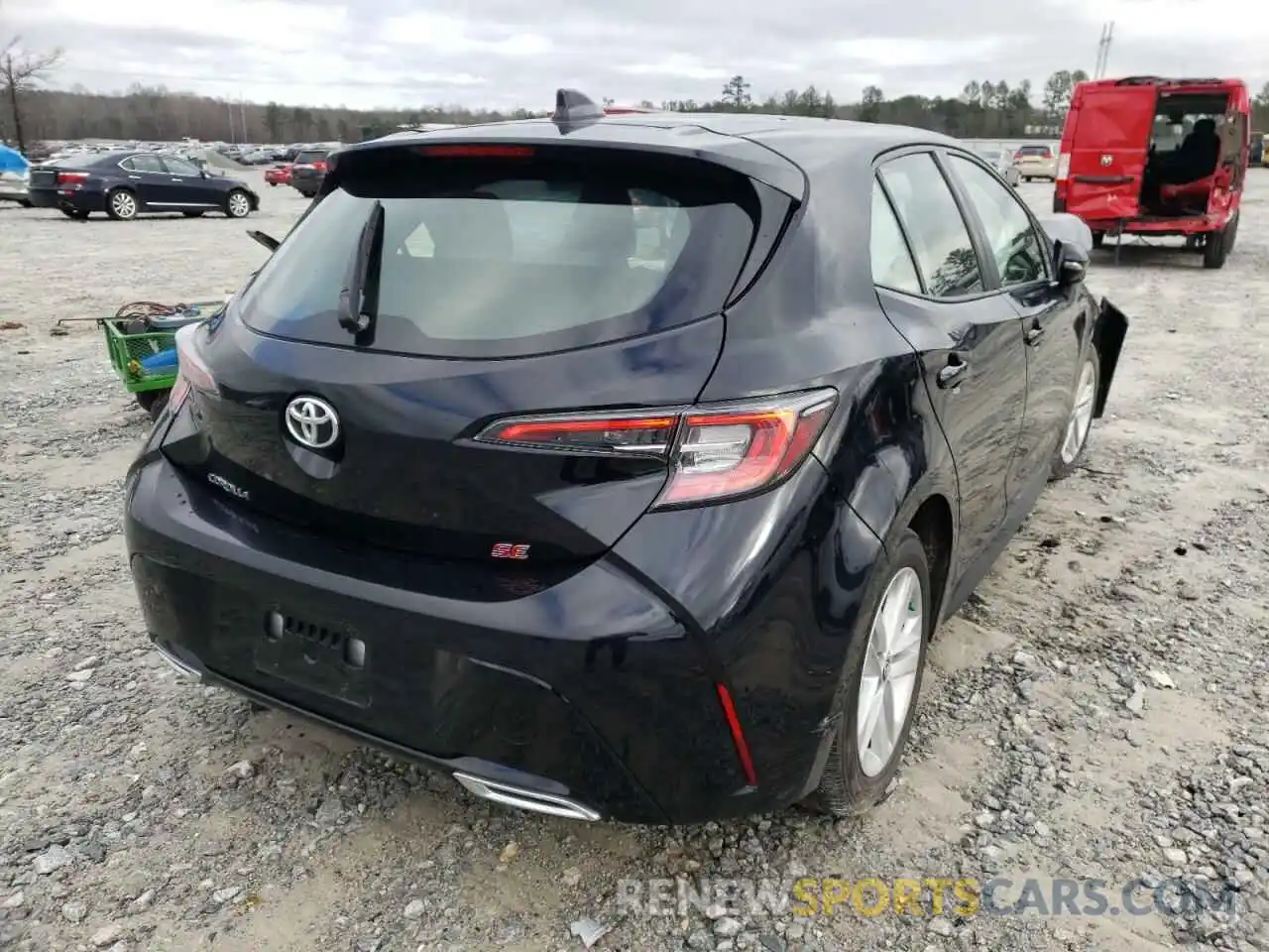 4 Photograph of a damaged car JTNK4RBE4K3010974 TOYOTA COROLLA 2019