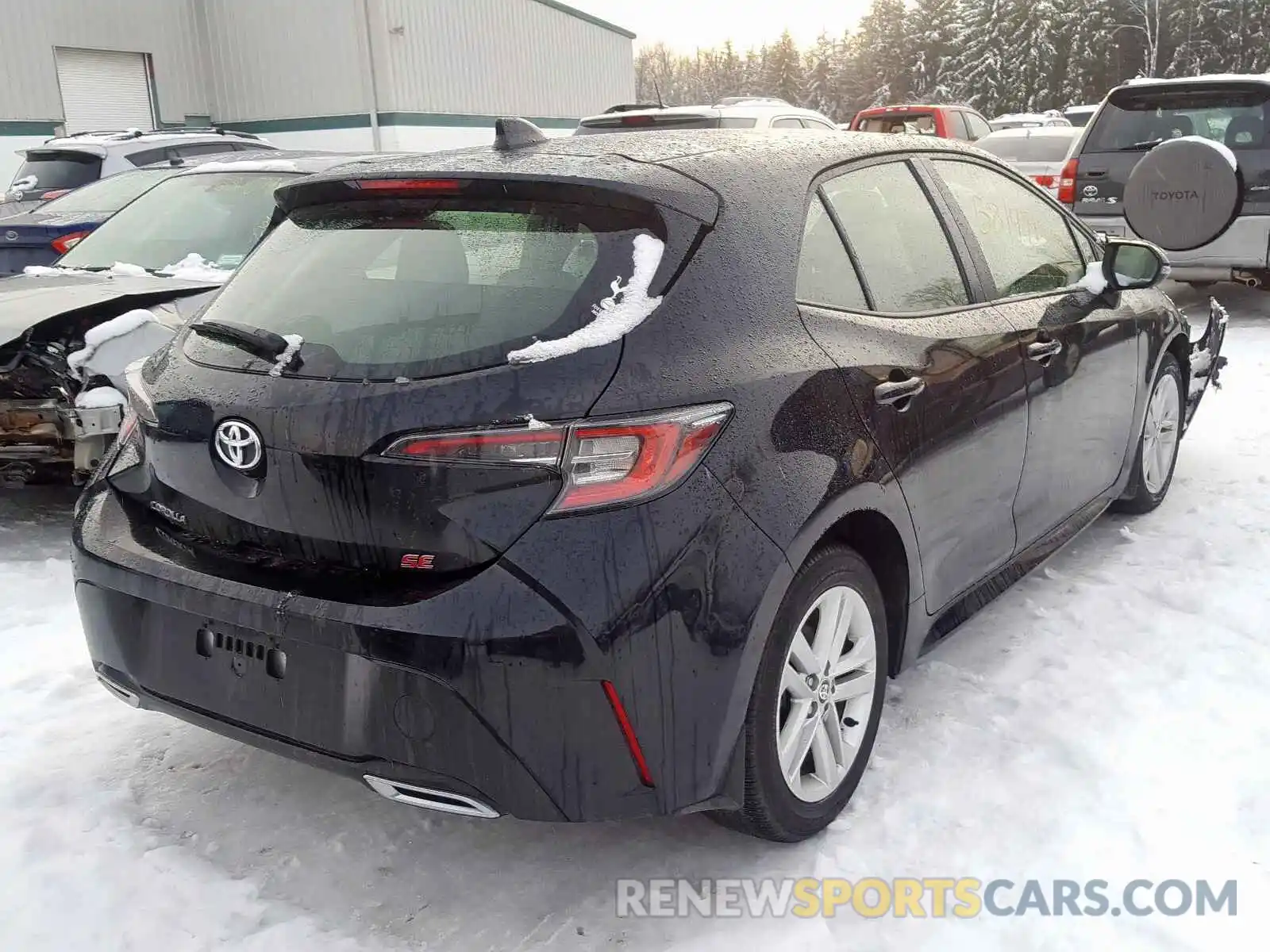 4 Photograph of a damaged car JTNK4RBE4K3010991 TOYOTA COROLLA 2019