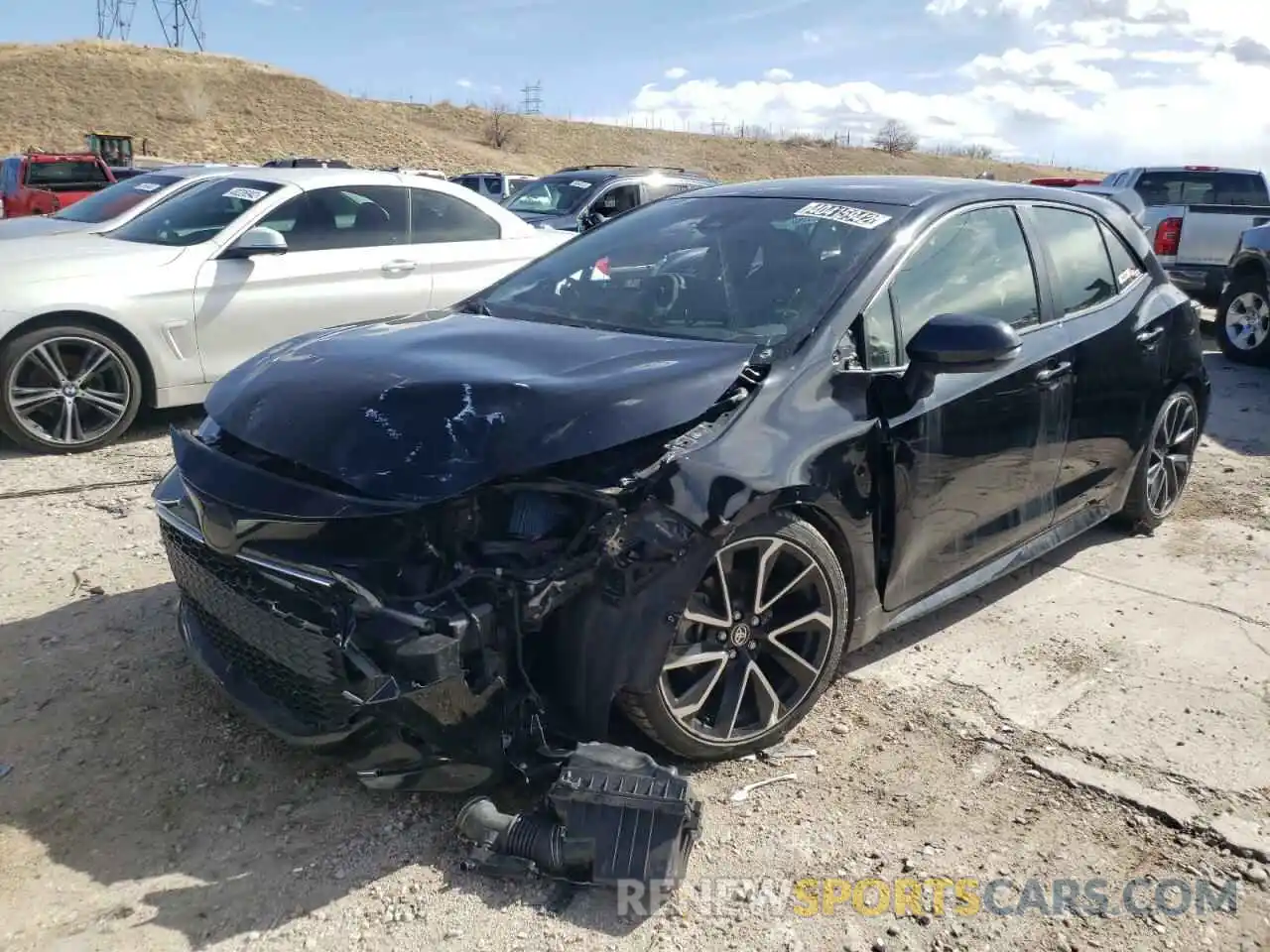 2 Photograph of a damaged car JTNK4RBE4K3011025 TOYOTA COROLLA 2019