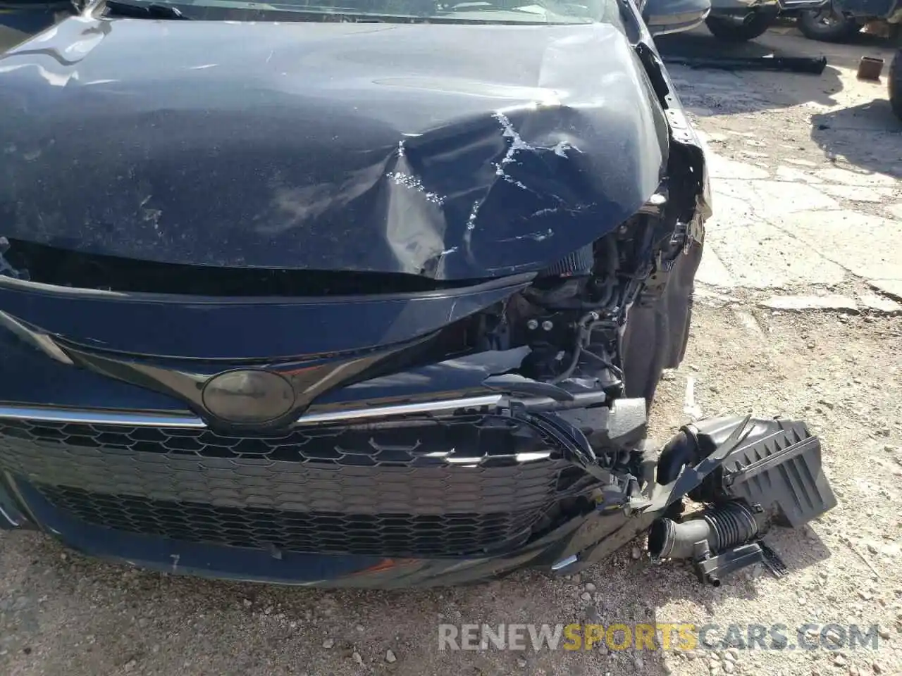 9 Photograph of a damaged car JTNK4RBE4K3011025 TOYOTA COROLLA 2019