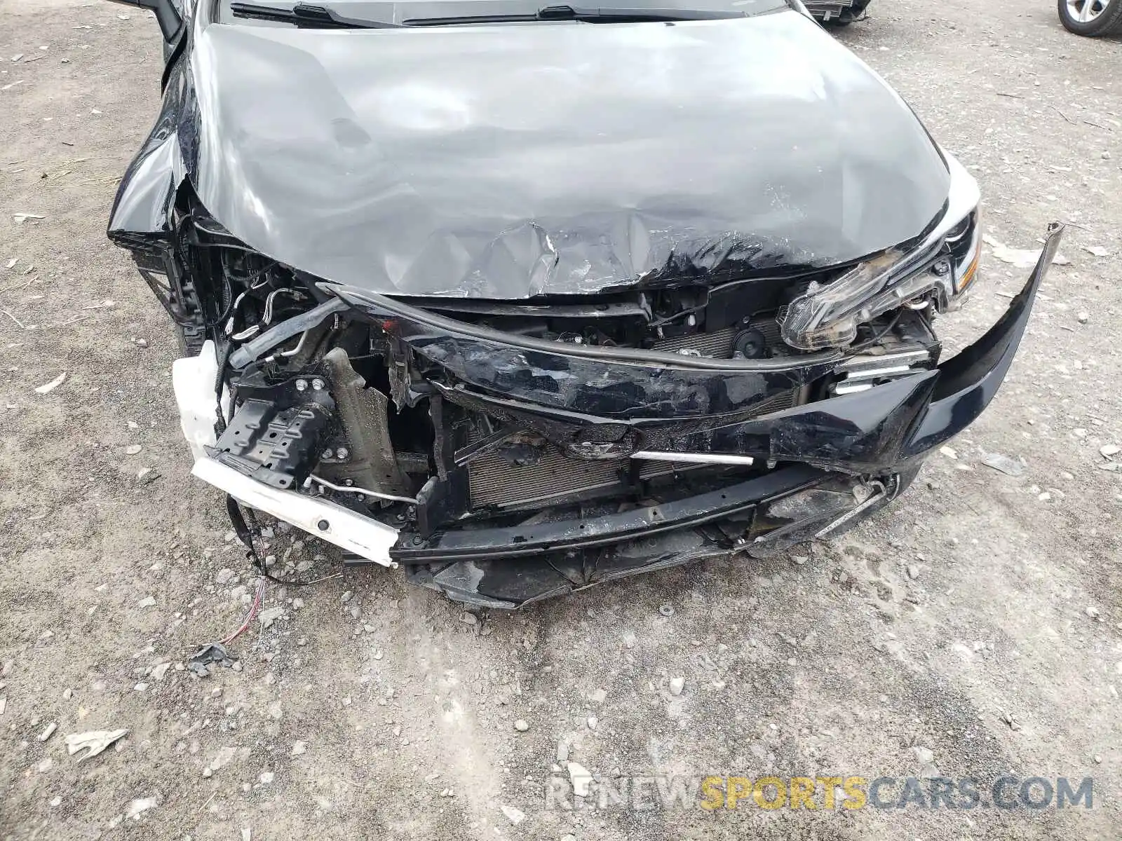 9 Photograph of a damaged car JTNK4RBE4K3011624 TOYOTA COROLLA 2019