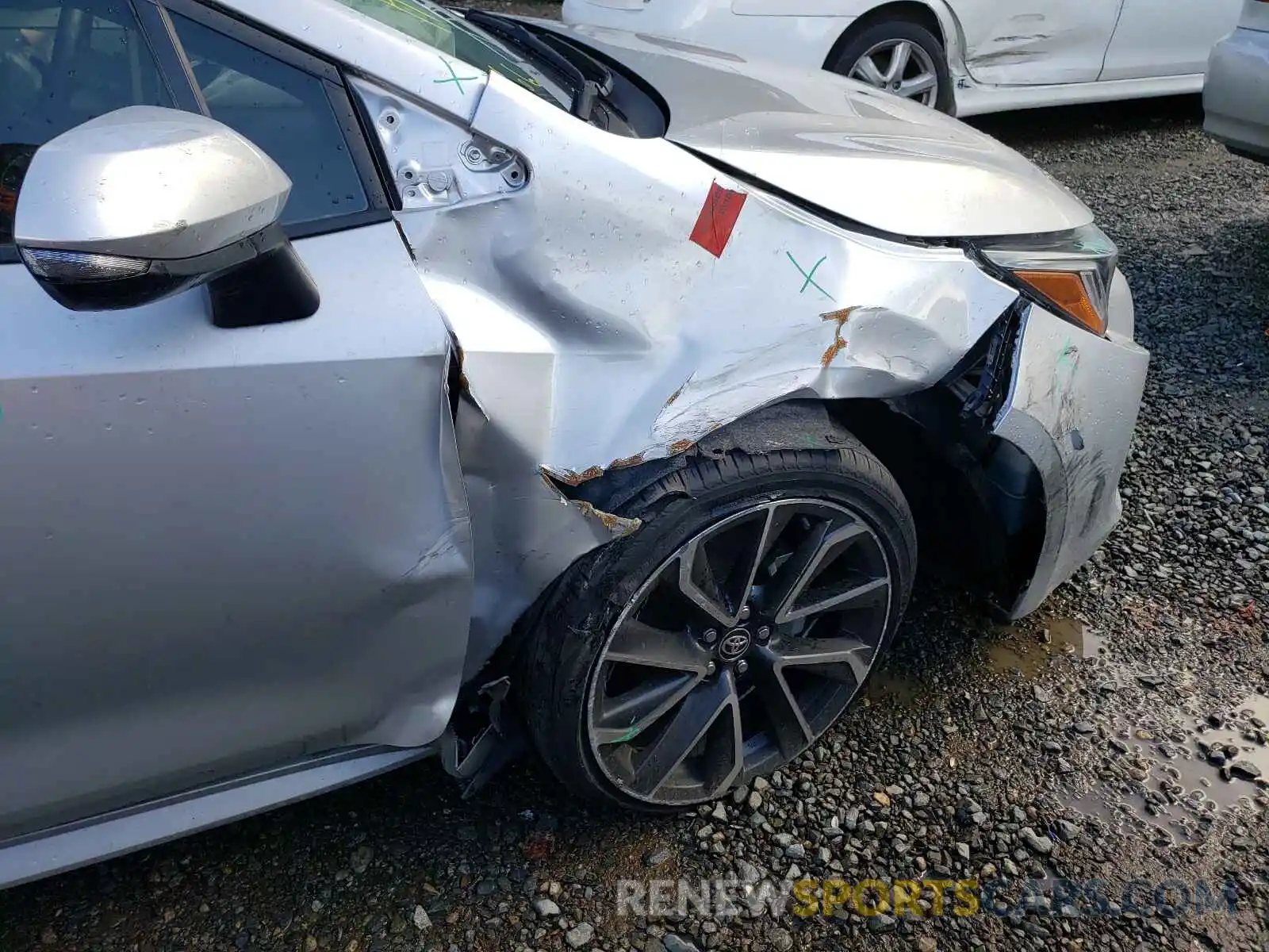 9 Photograph of a damaged car JTNK4RBE4K3012515 TOYOTA COROLLA 2019