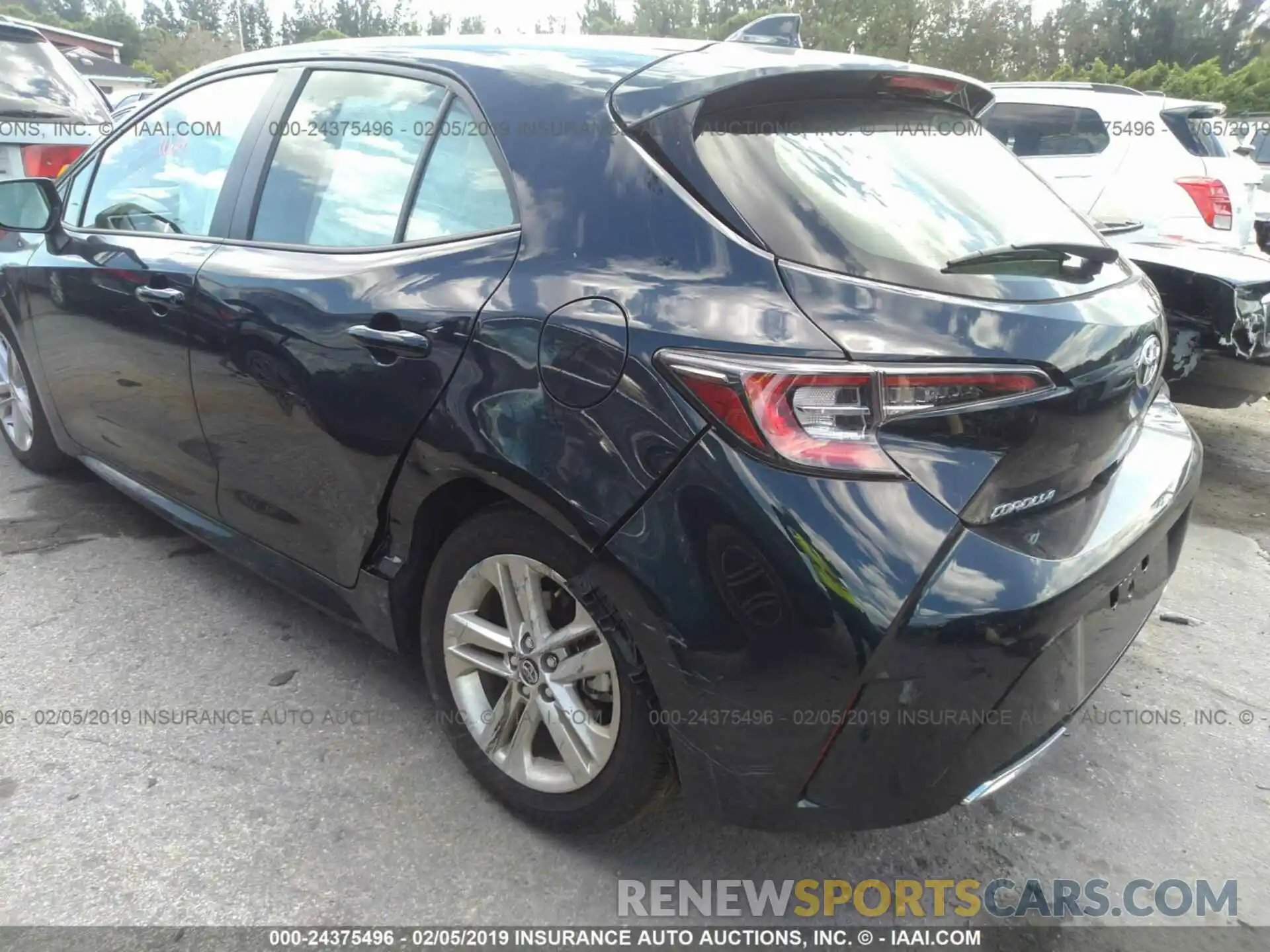 6 Photograph of a damaged car JTNK4RBE4K3013745 TOYOTA COROLLA 2019