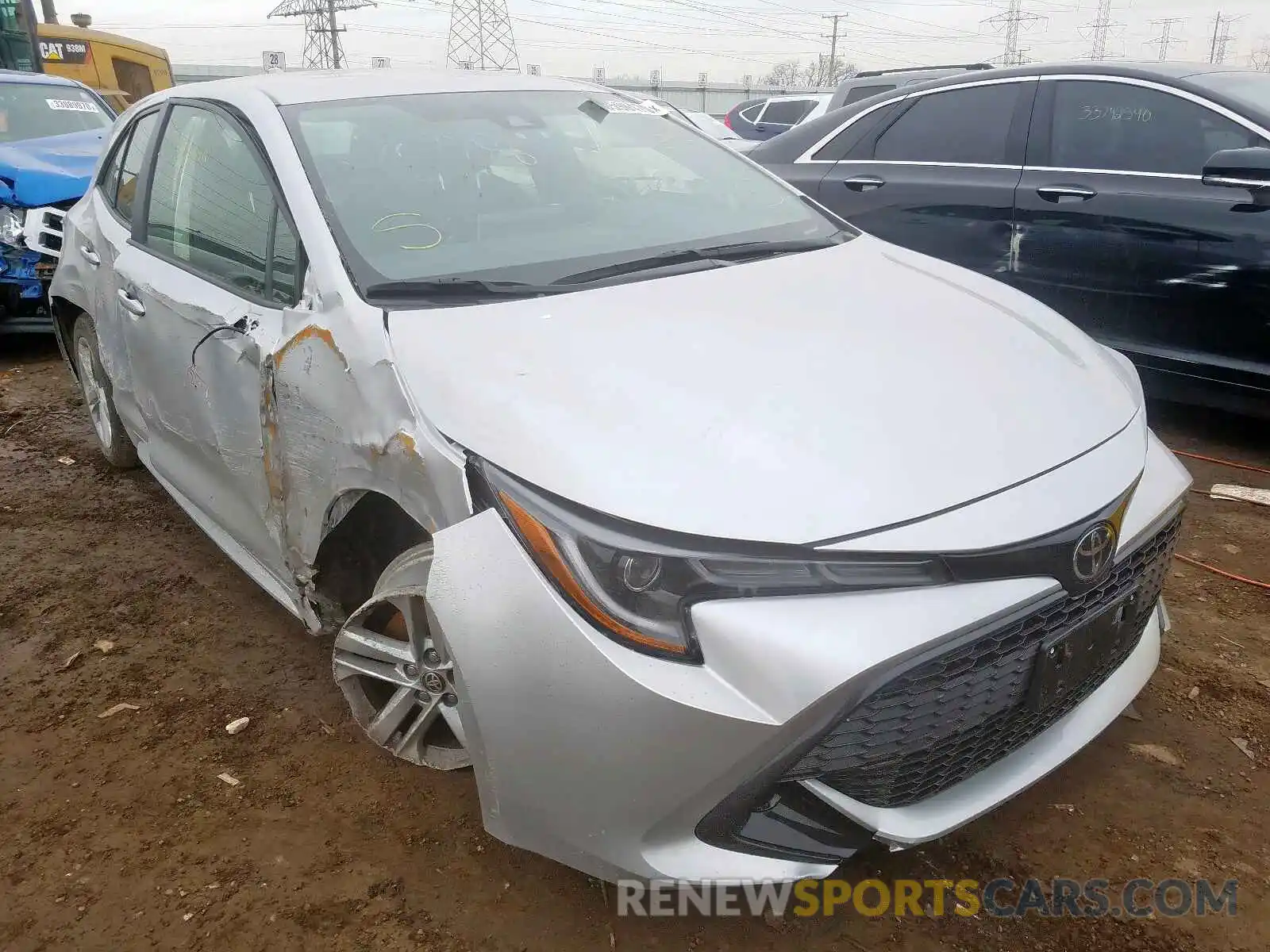 1 Photograph of a damaged car JTNK4RBE4K3013793 TOYOTA COROLLA 2019