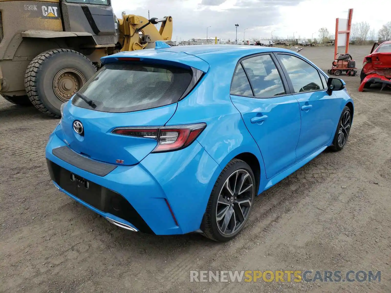 4 Photograph of a damaged car JTNK4RBE4K3015916 TOYOTA COROLLA 2019