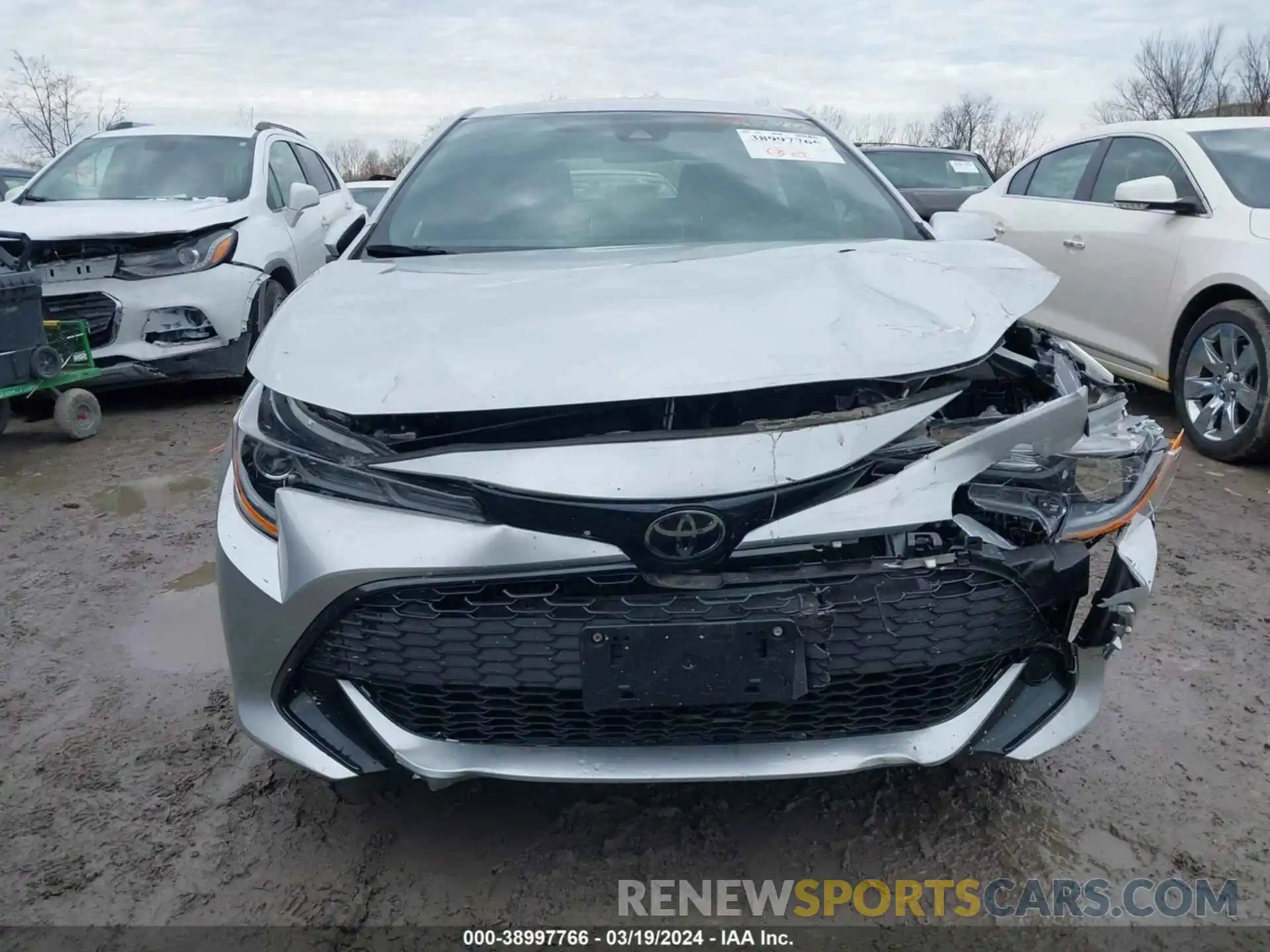 12 Photograph of a damaged car JTNK4RBE4K3017598 TOYOTA COROLLA 2019