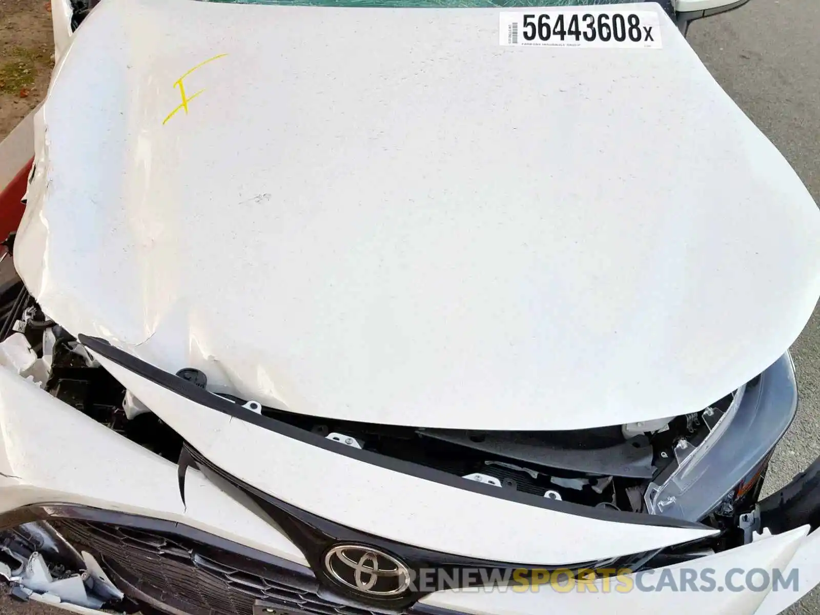 7 Photograph of a damaged car JTNK4RBE4K3018251 TOYOTA COROLLA 2019