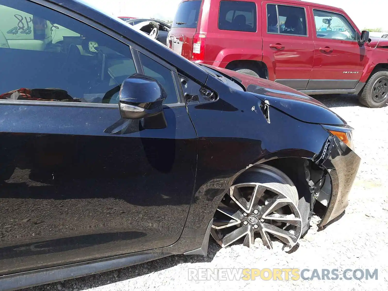 9 Photograph of a damaged car JTNK4RBE4K3018329 TOYOTA COROLLA 2019