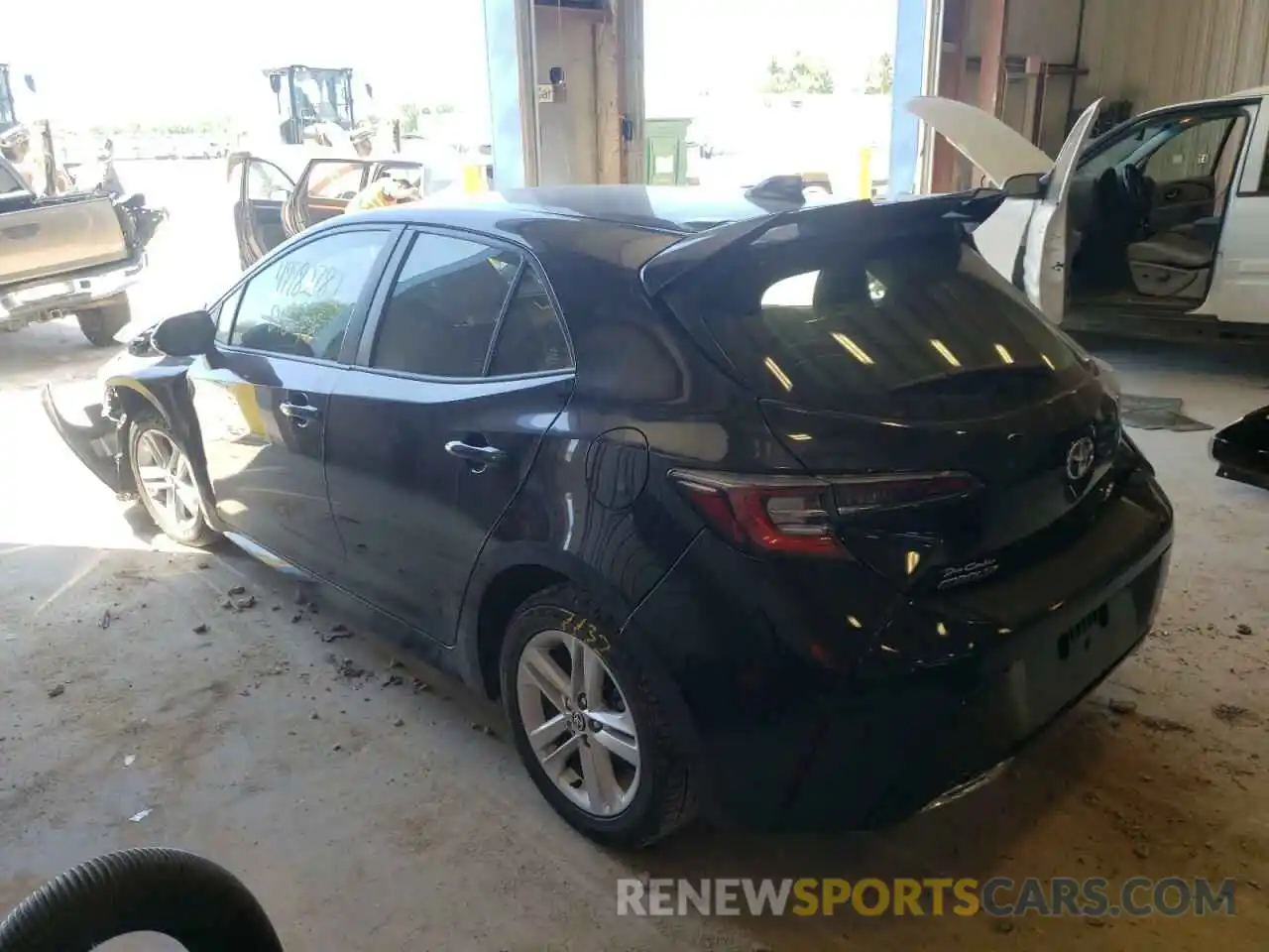 3 Photograph of a damaged car JTNK4RBE4K3018587 TOYOTA COROLLA 2019