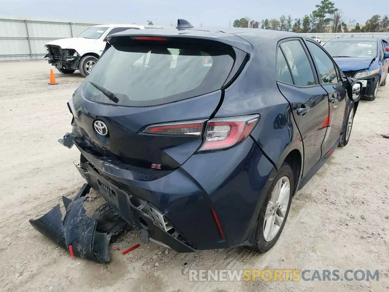 4 Photograph of a damaged car JTNK4RBE4K3021439 TOYOTA COROLLA 2019