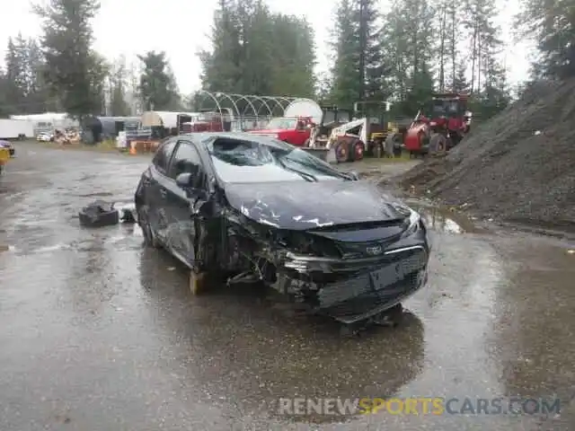 1 Photograph of a damaged car JTNK4RBE4K3023773 TOYOTA COROLLA 2019