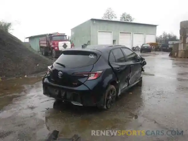 4 Photograph of a damaged car JTNK4RBE4K3023773 TOYOTA COROLLA 2019