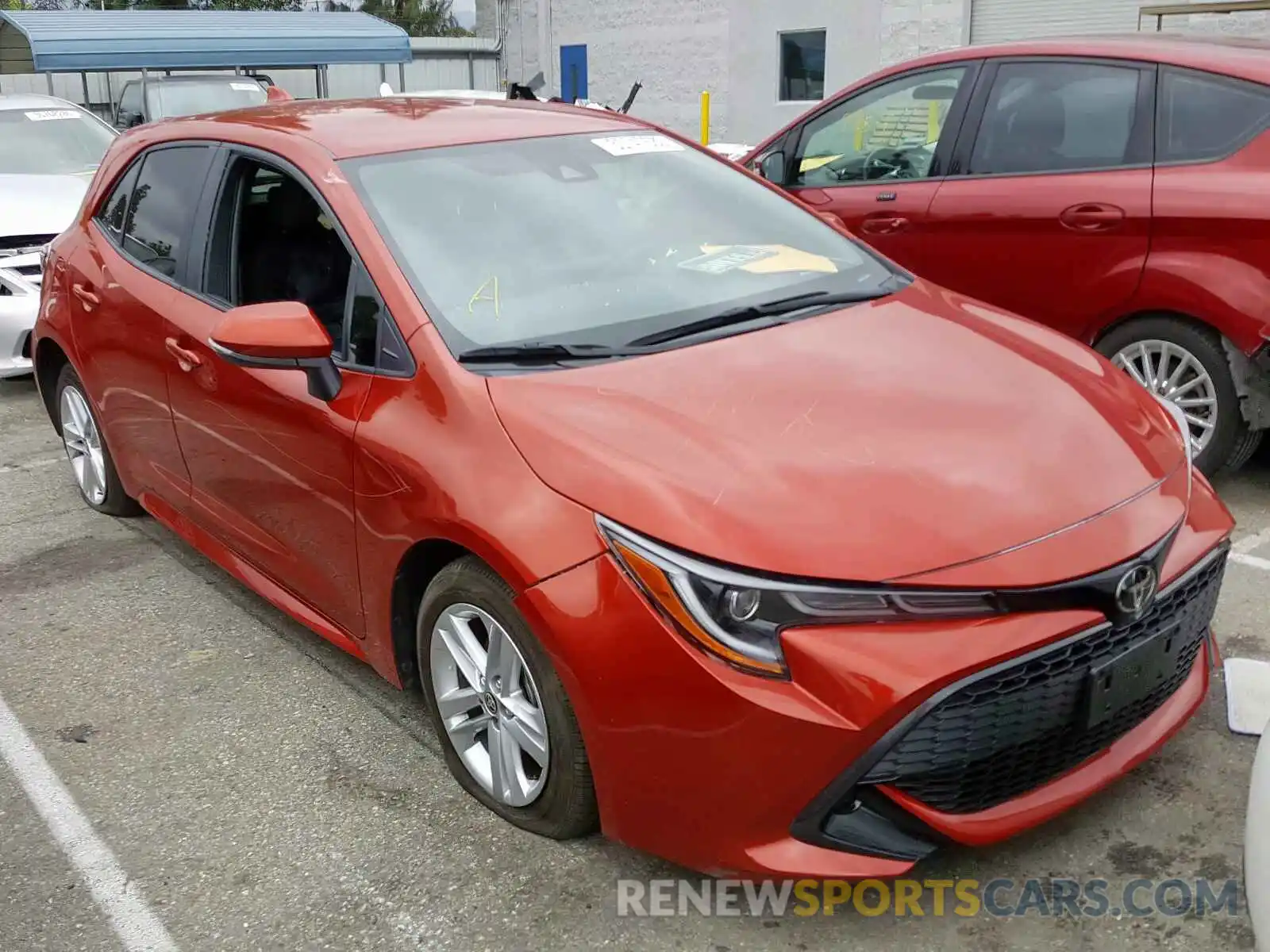 1 Photograph of a damaged car JTNK4RBE4K3024504 TOYOTA COROLLA 2019