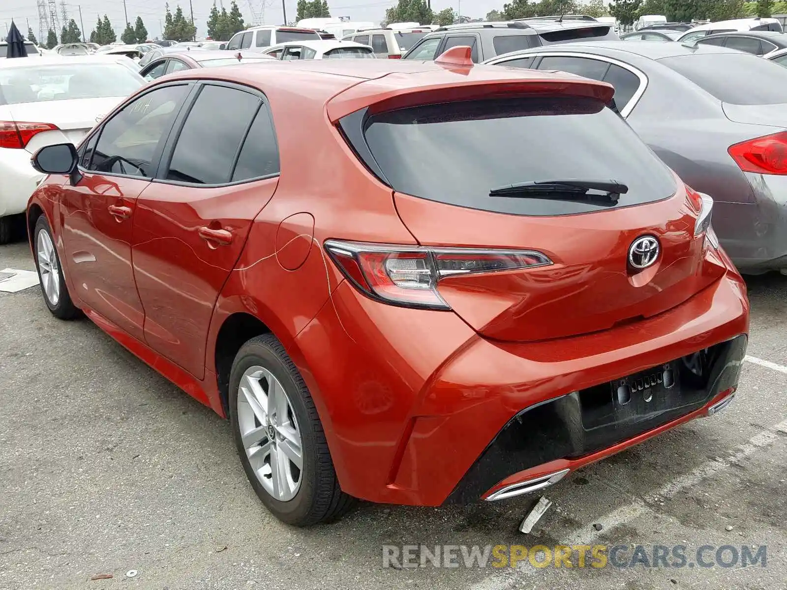 3 Photograph of a damaged car JTNK4RBE4K3024504 TOYOTA COROLLA 2019