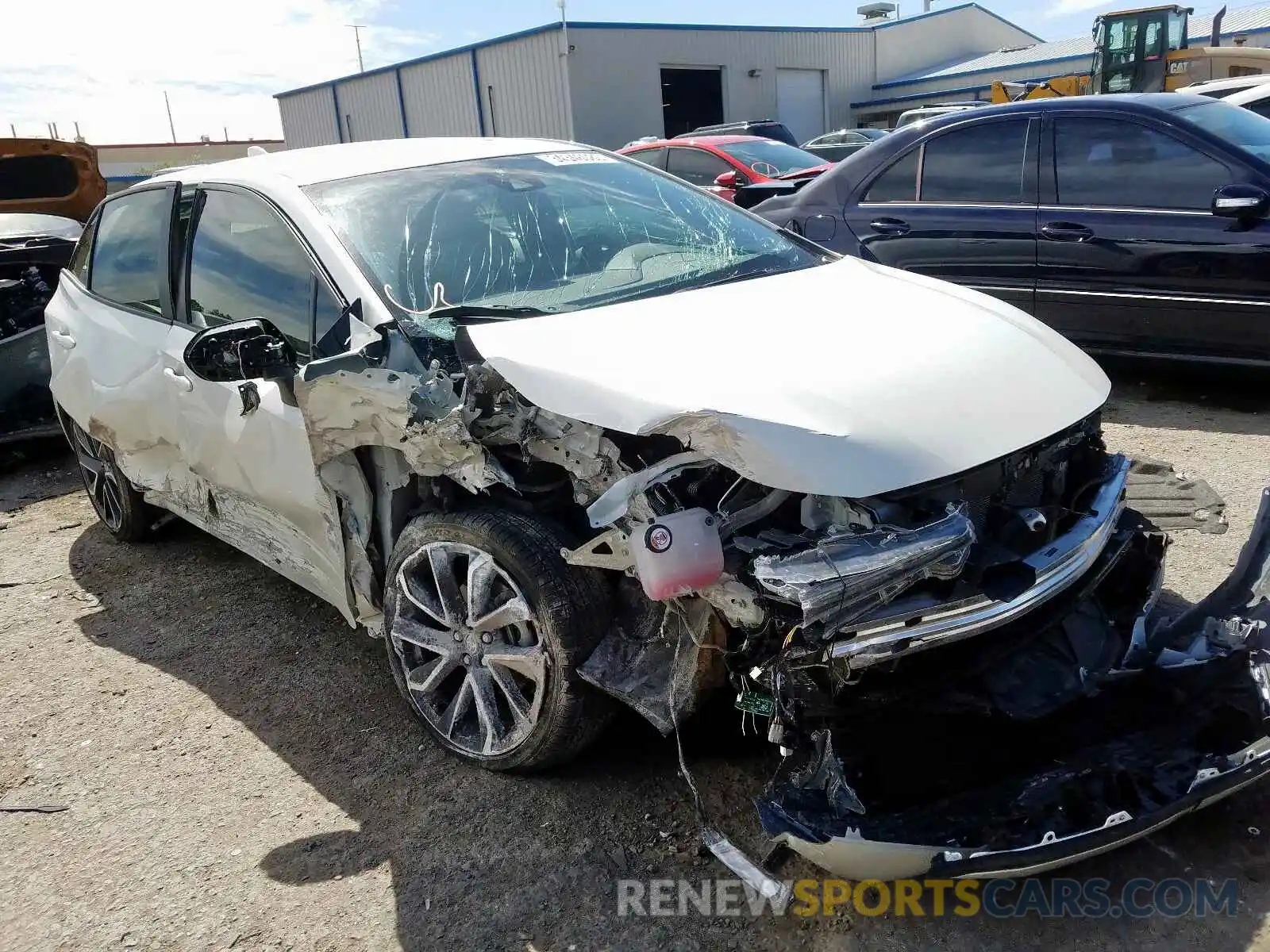 1 Photograph of a damaged car JTNK4RBE4K3027502 TOYOTA COROLLA 2019