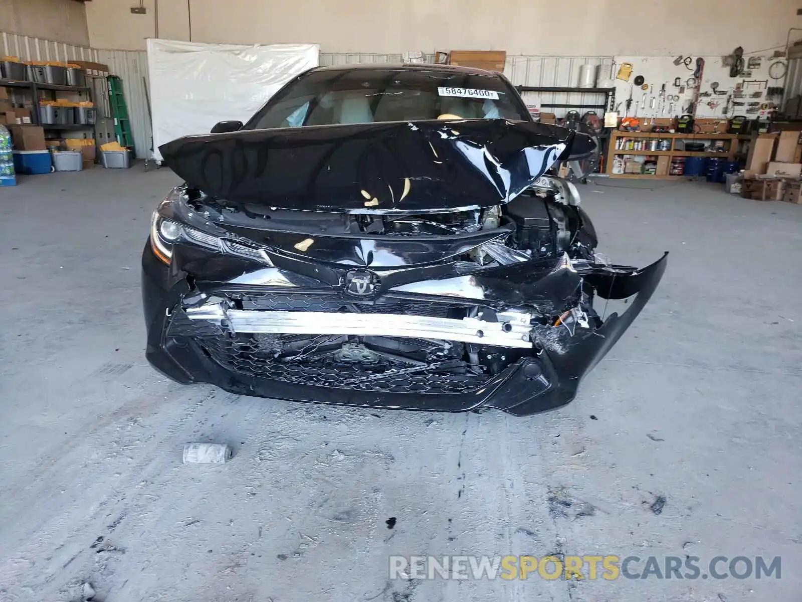 9 Photograph of a damaged car JTNK4RBE4K3036376 TOYOTA COROLLA 2019