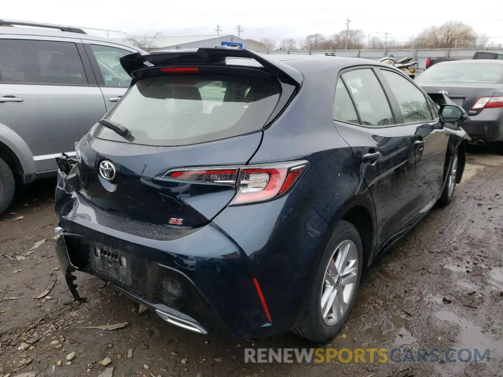 4 Photograph of a damaged car JTNK4RBE4K3041075 TOYOTA COROLLA 2019