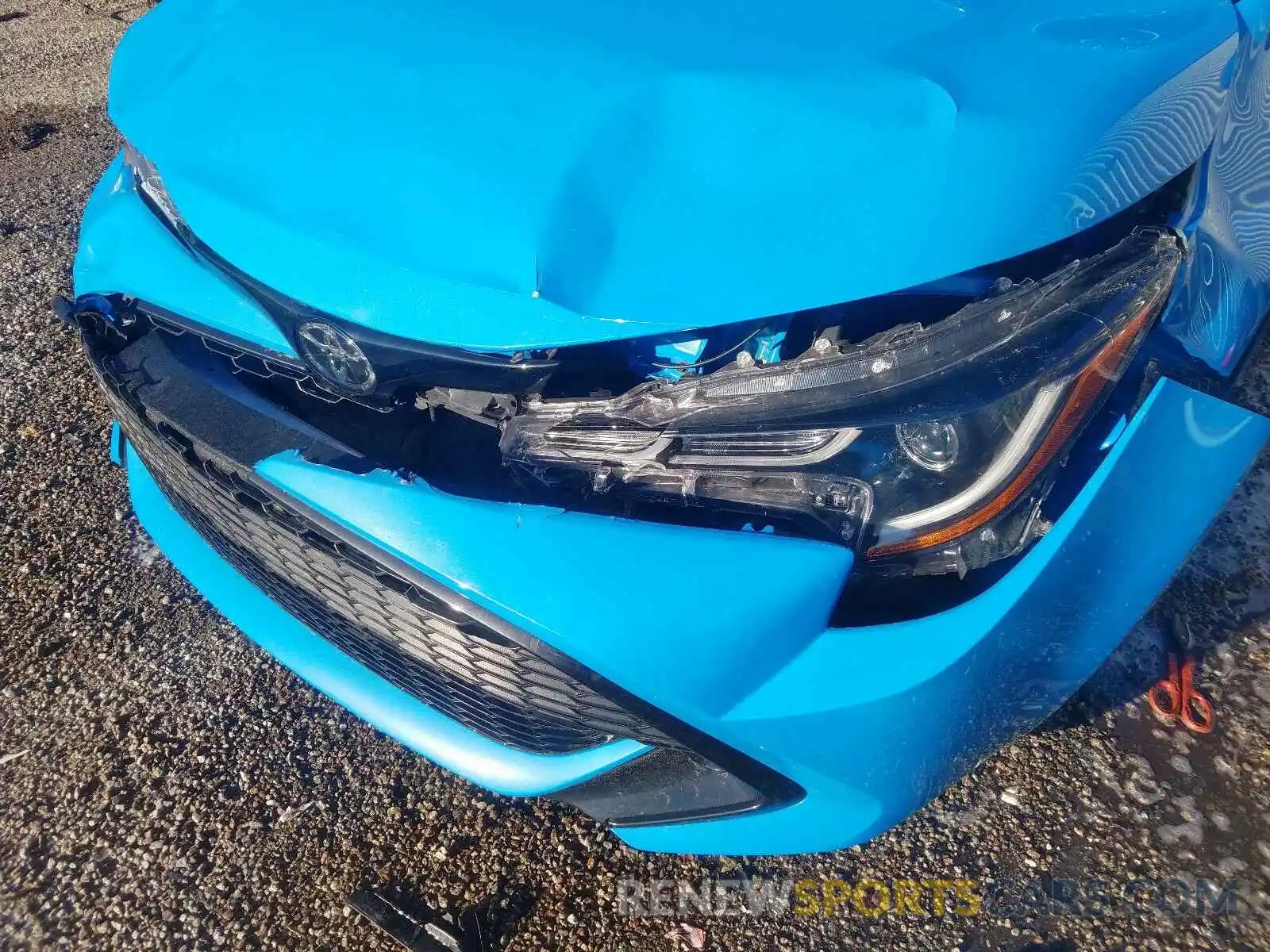 9 Photograph of a damaged car JTNK4RBE4K3041383 TOYOTA COROLLA 2019