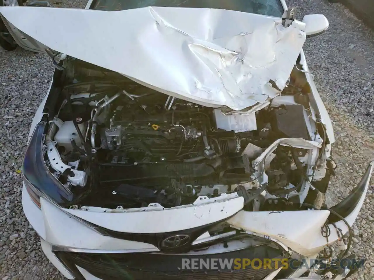 7 Photograph of a damaged car JTNK4RBE4K3041612 TOYOTA COROLLA 2019