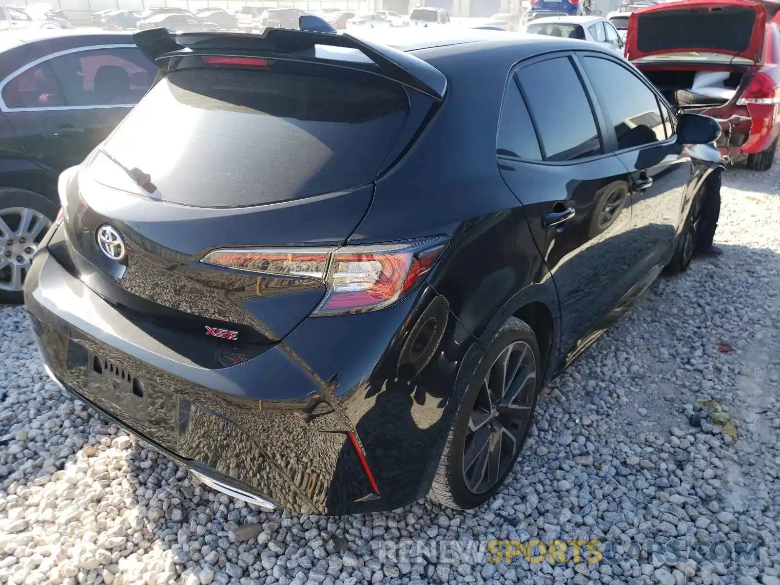 4 Photograph of a damaged car JTNK4RBE4K3045403 TOYOTA COROLLA 2019