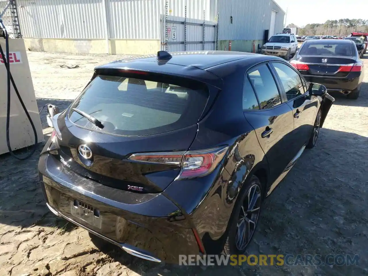 4 Photograph of a damaged car JTNK4RBE4K3045451 TOYOTA COROLLA 2019