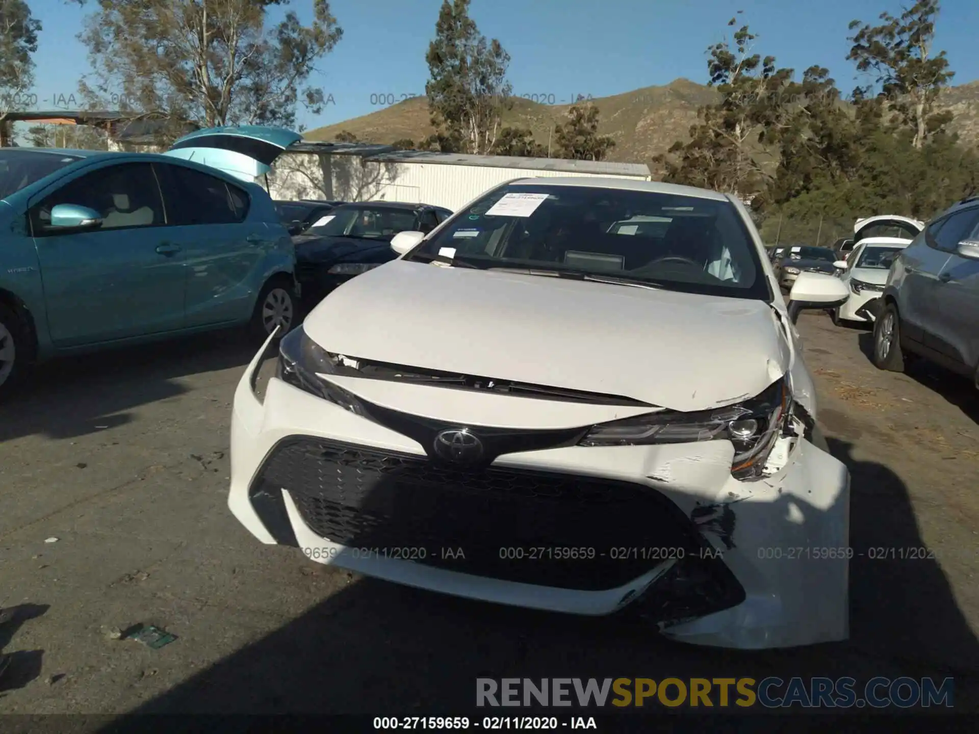 6 Photograph of a damaged car JTNK4RBE4K3046986 TOYOTA COROLLA 2019