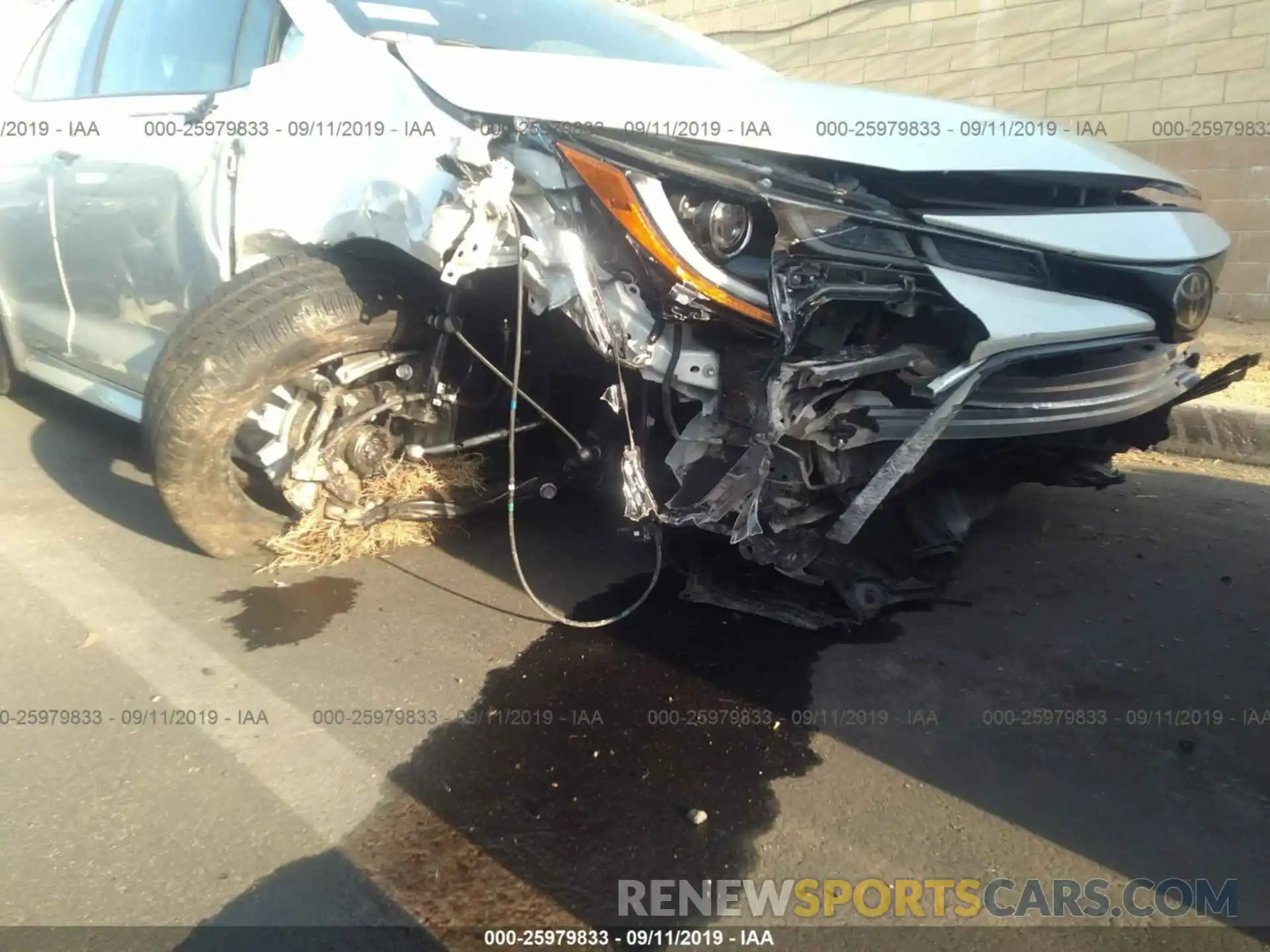 6 Photograph of a damaged car JTNK4RBE4K3047488 TOYOTA COROLLA 2019