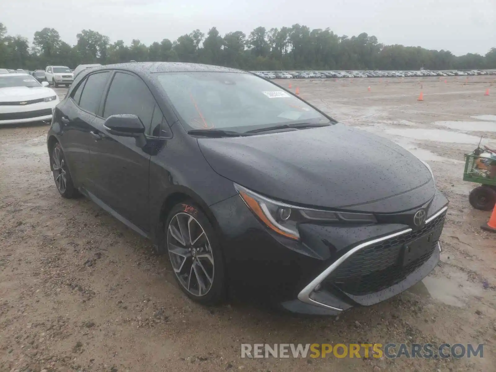 1 Photograph of a damaged car JTNK4RBE4K3050570 TOYOTA COROLLA 2019