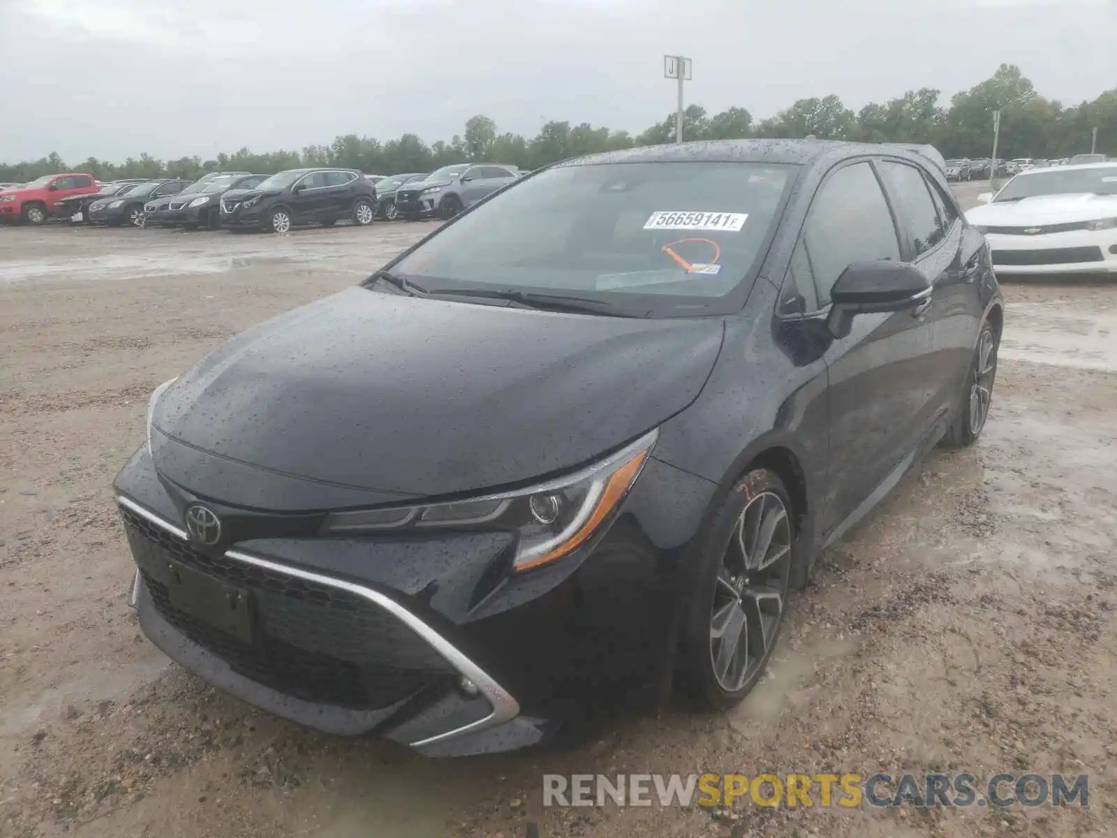 2 Photograph of a damaged car JTNK4RBE4K3050570 TOYOTA COROLLA 2019