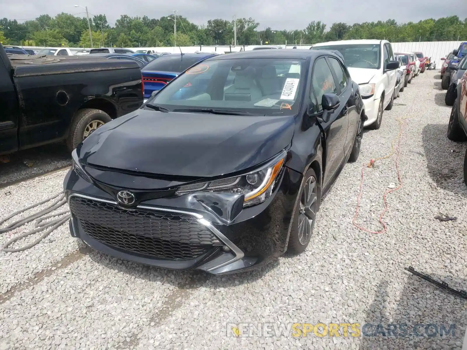 2 Photograph of a damaged car JTNK4RBE4K3050777 TOYOTA COROLLA 2019