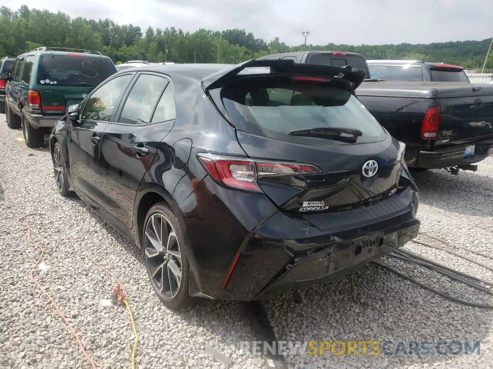 3 Photograph of a damaged car JTNK4RBE4K3050777 TOYOTA COROLLA 2019