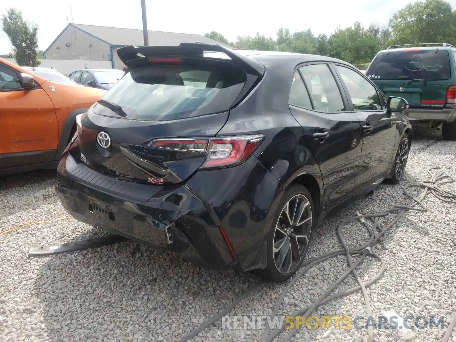 4 Photograph of a damaged car JTNK4RBE4K3050777 TOYOTA COROLLA 2019