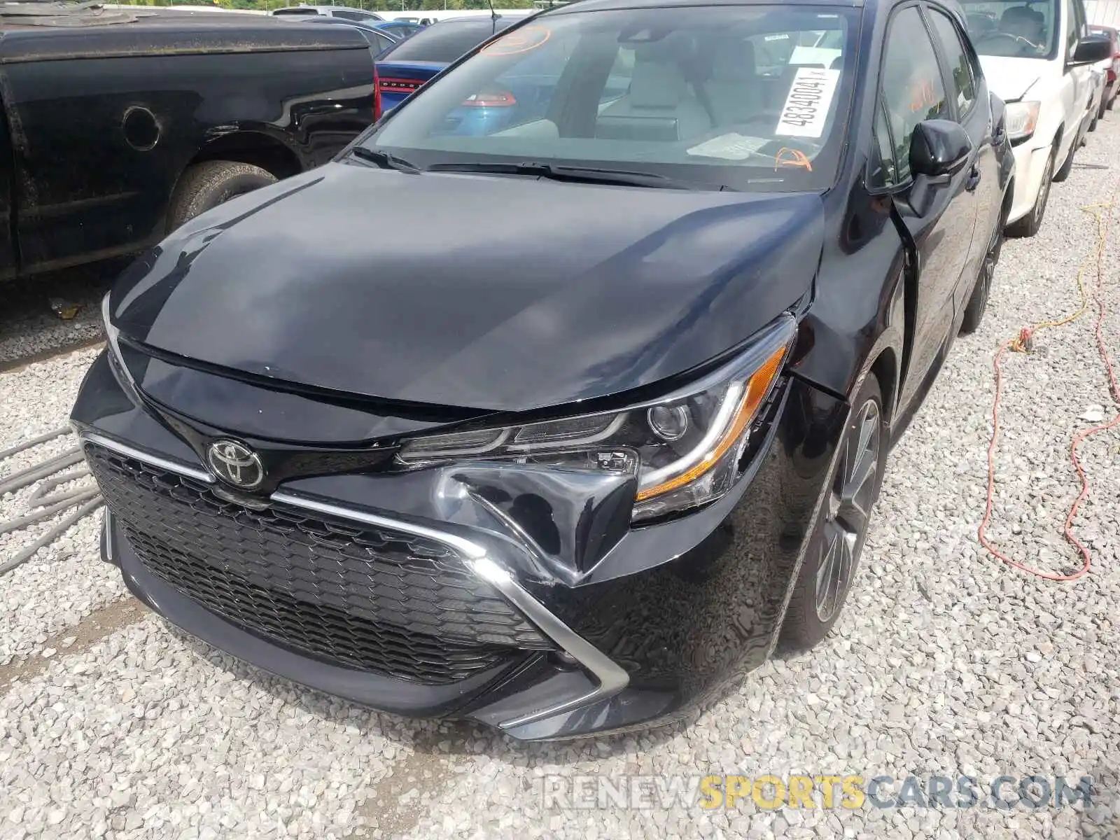 9 Photograph of a damaged car JTNK4RBE4K3050777 TOYOTA COROLLA 2019