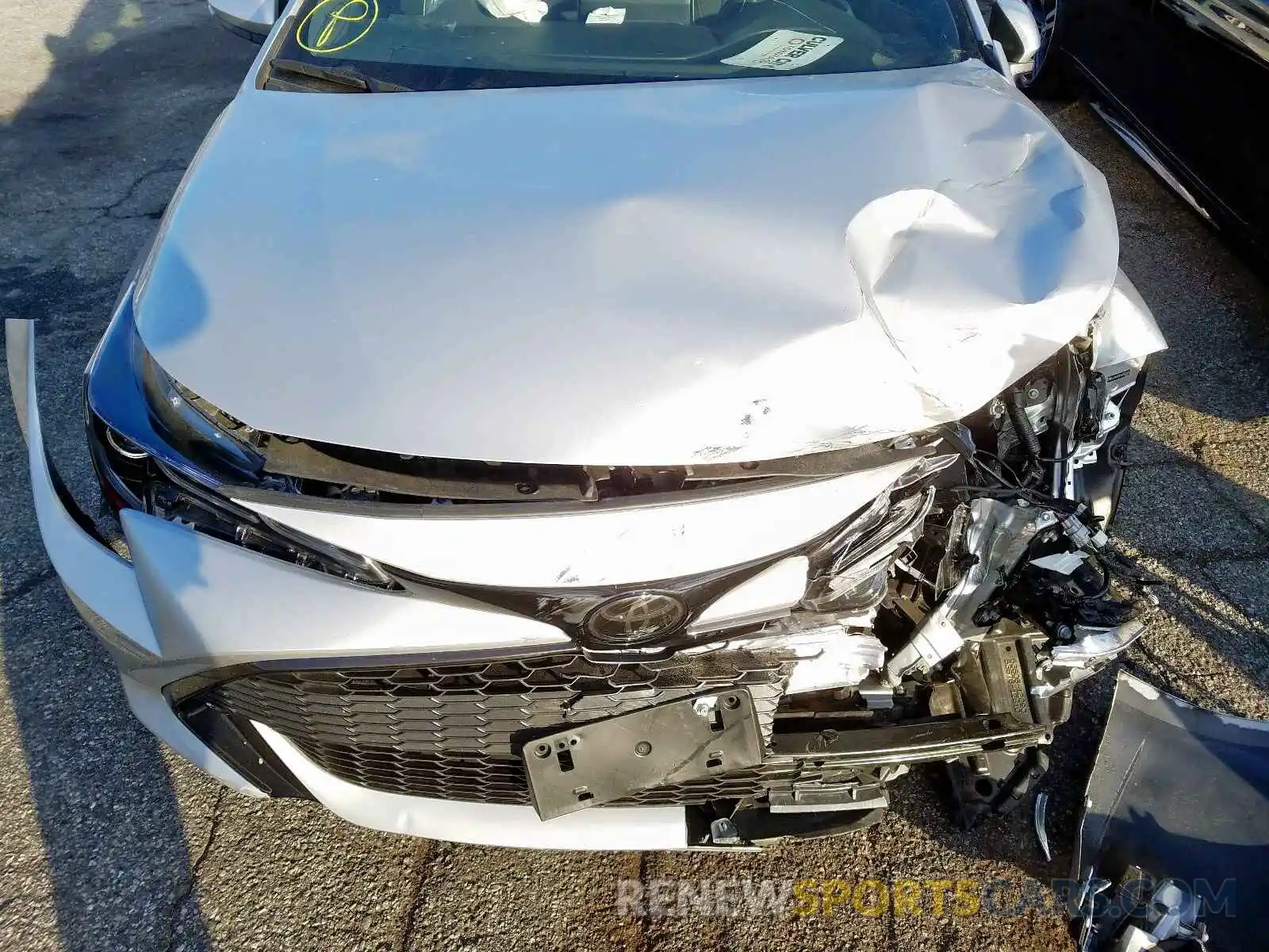7 Photograph of a damaged car JTNK4RBE4K3051055 TOYOTA COROLLA 2019